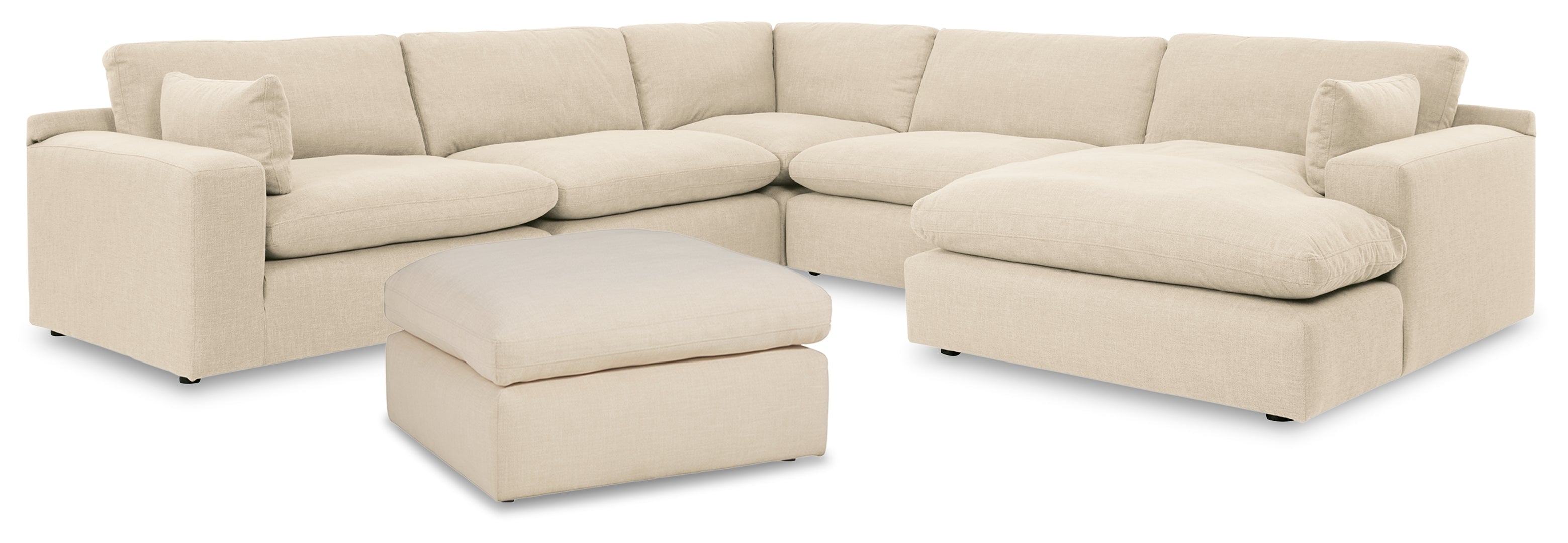 Elyza 5-Piece Sectional with Chaise