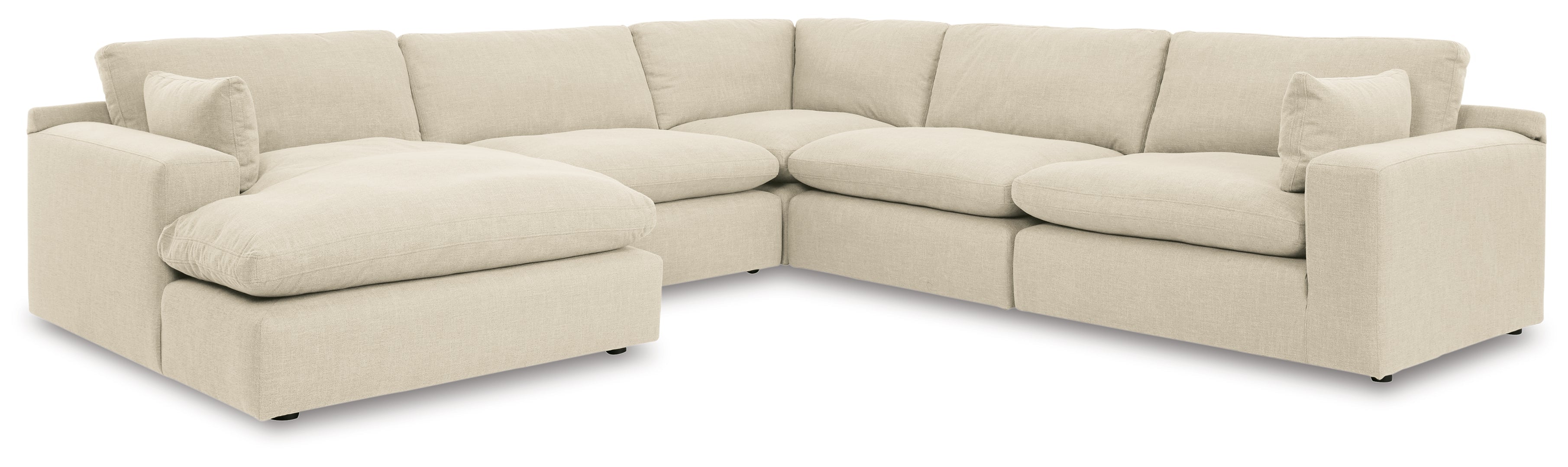 Elyza 5-Piece Sectional with Ottoman