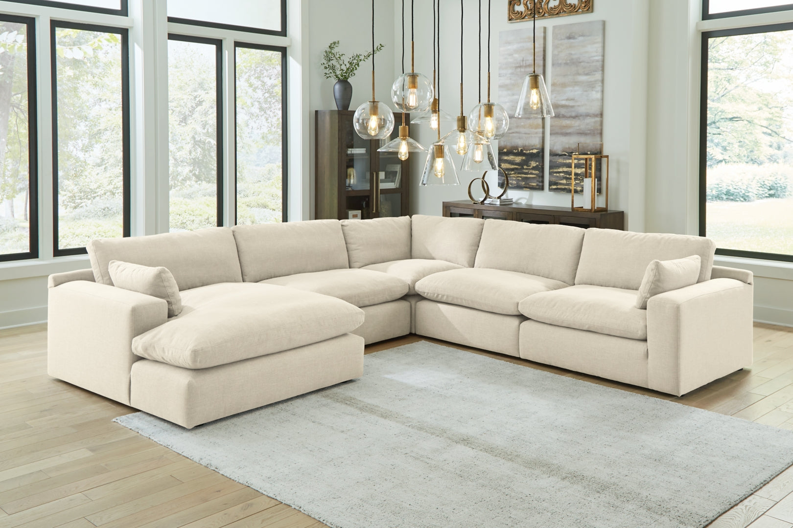 Elyza 5-Piece Sectional with Chaise