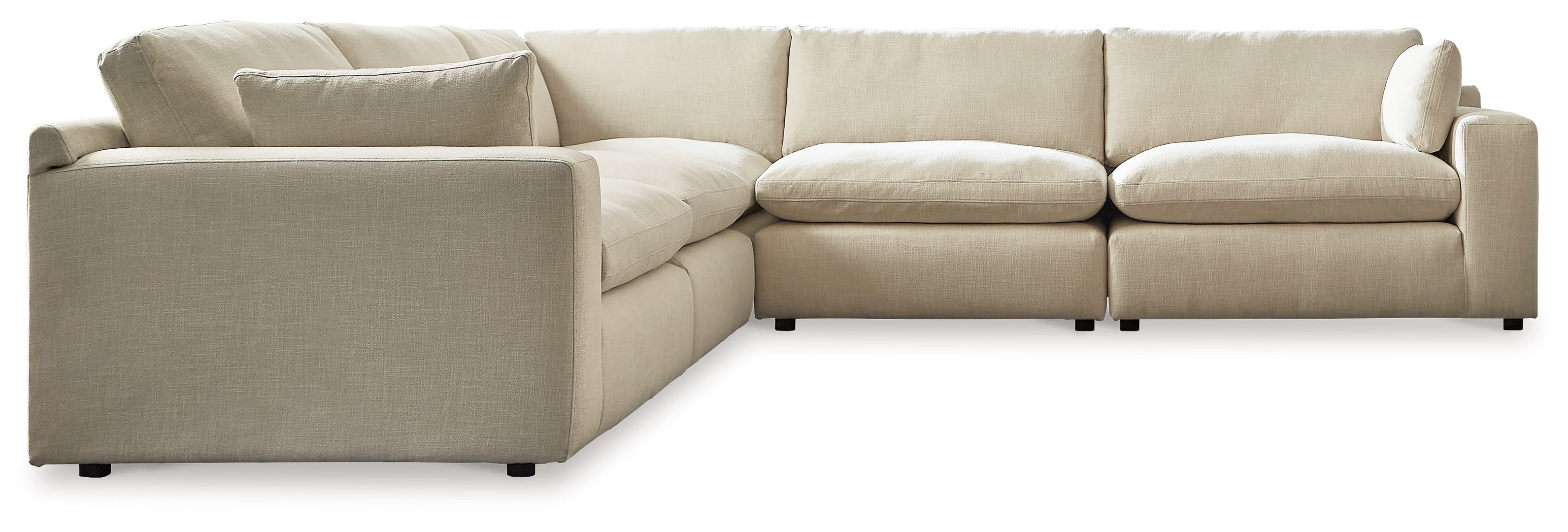 Elyza 5-Piece Sectional with Ottoman