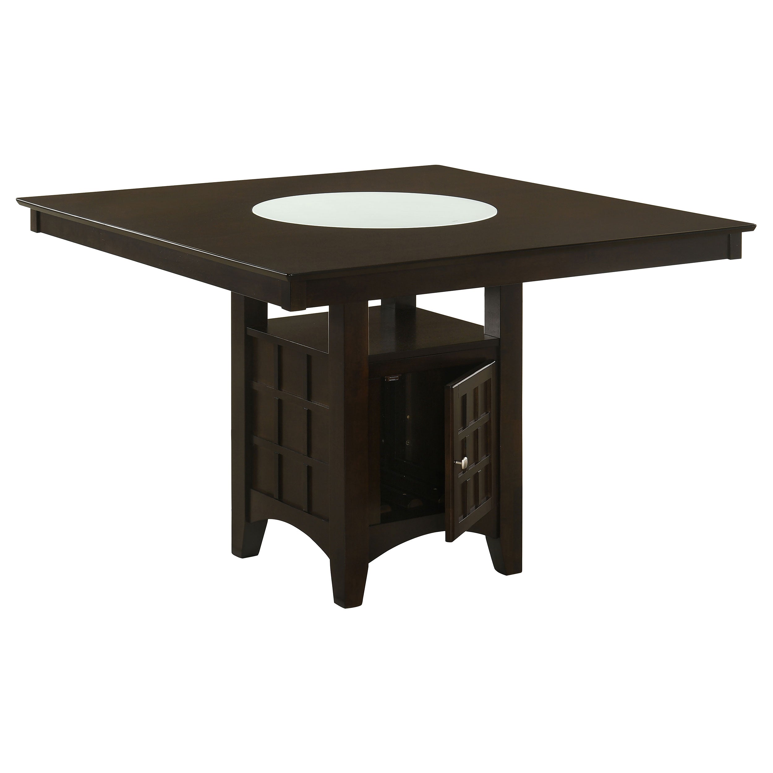 Gabriel Square Counter Height Dining Table Cappuccino