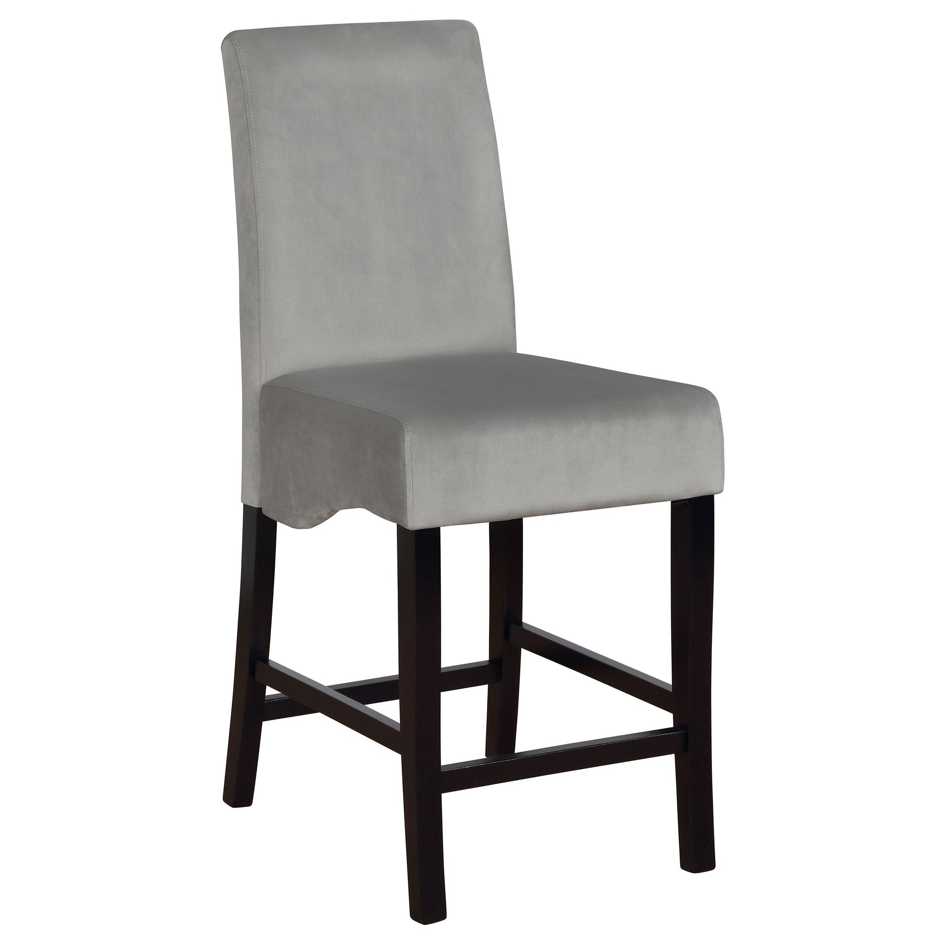 Coaster Stanton Upholstered Counter Height Chairs Grey and Black (Set of 2) Default Title