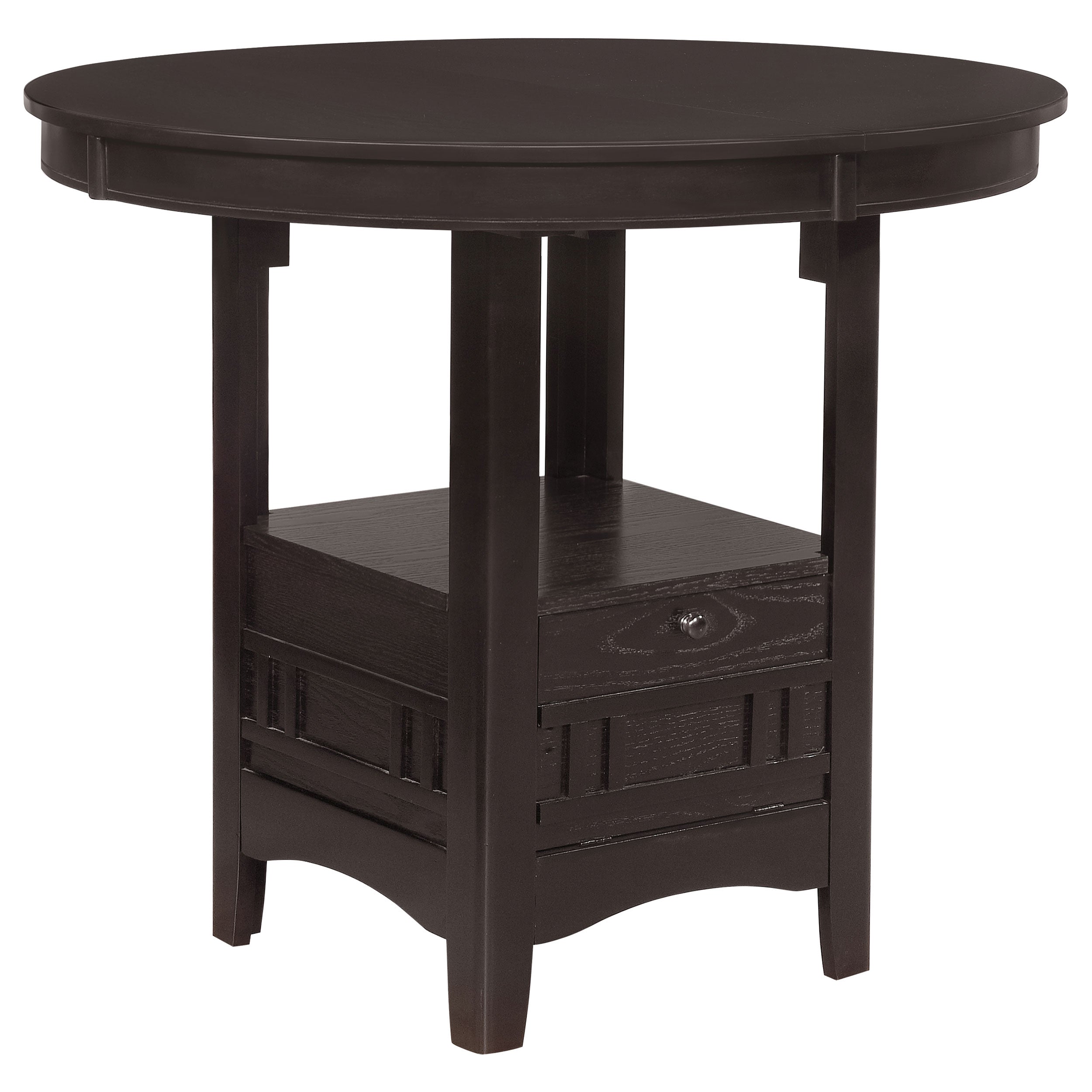 Lavon Oval Counter Height Table Espresso