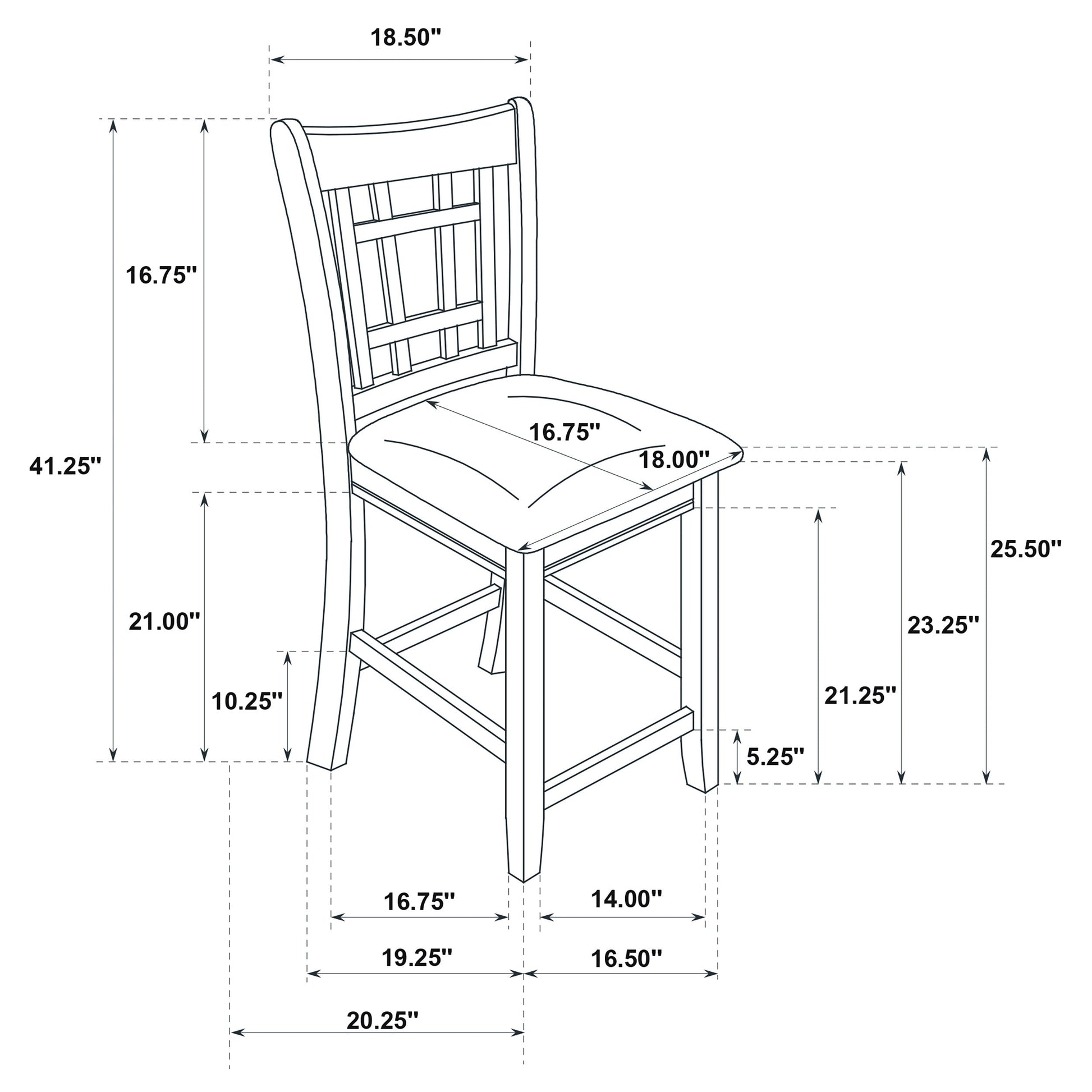 Coaster Lavon Lattice Back Counter Stools Tan and Espresso (Set of 2) Default Title