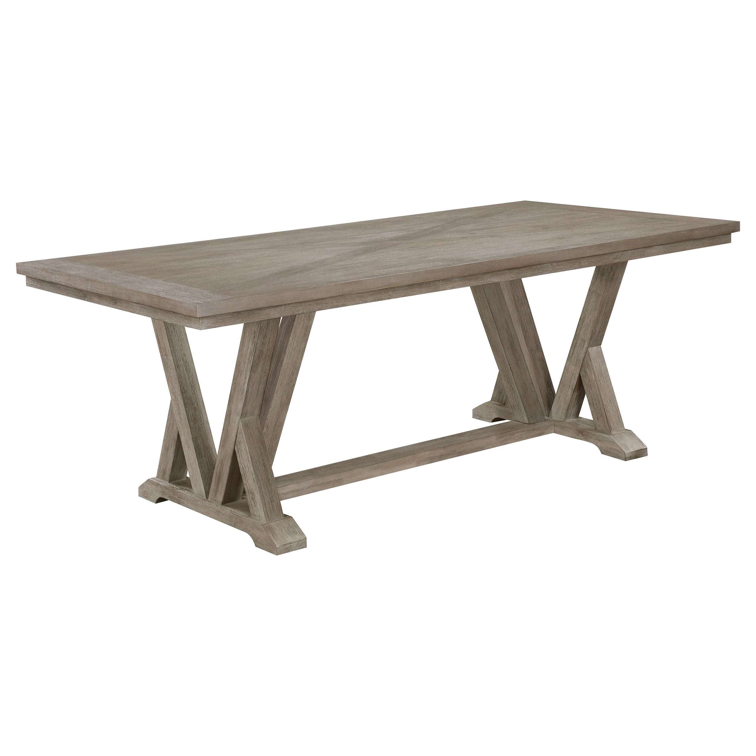 Cornelia  Rectangular Dining Table Set Coastal Grey