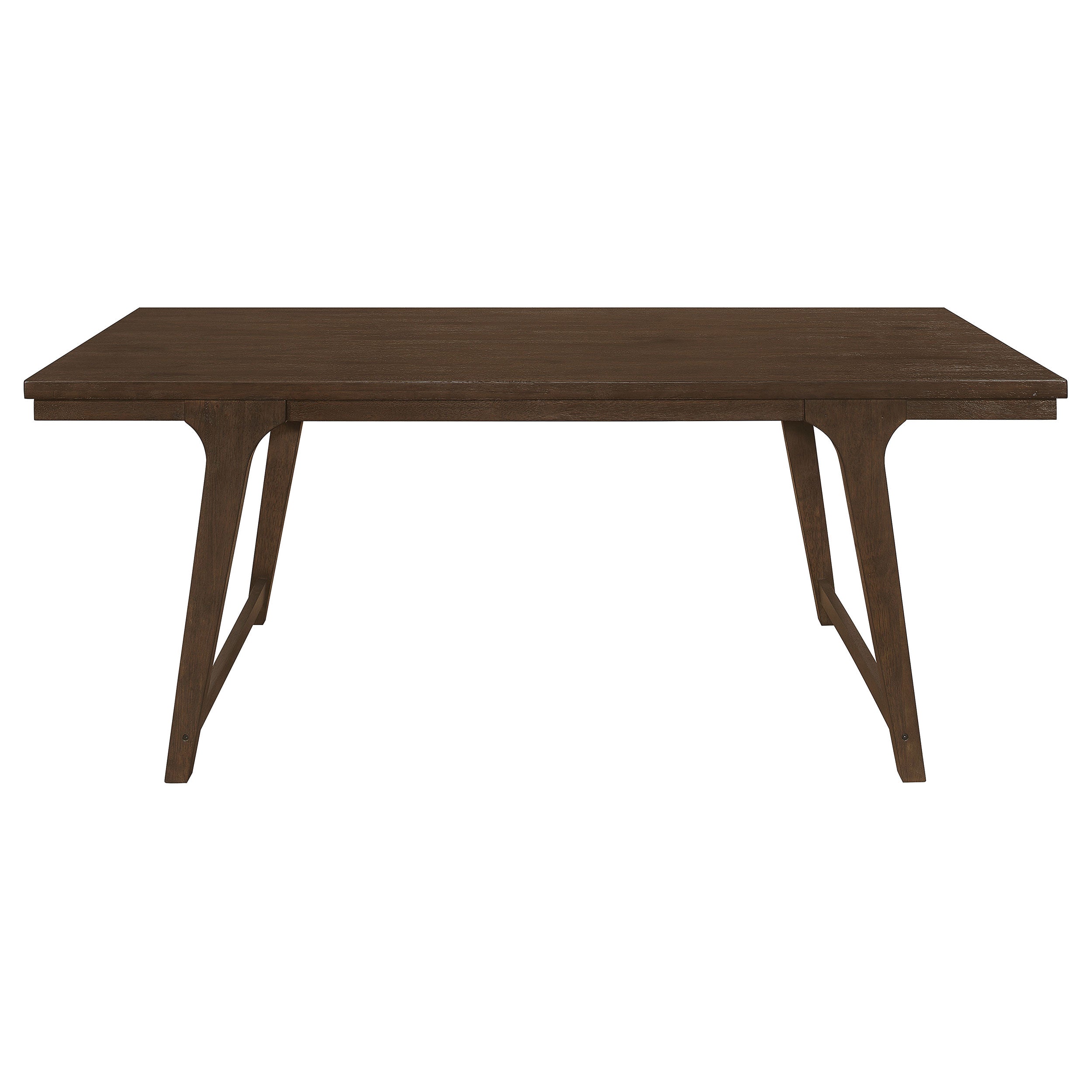 Reynolds  Rectangular Dining Table Set Brown Oak