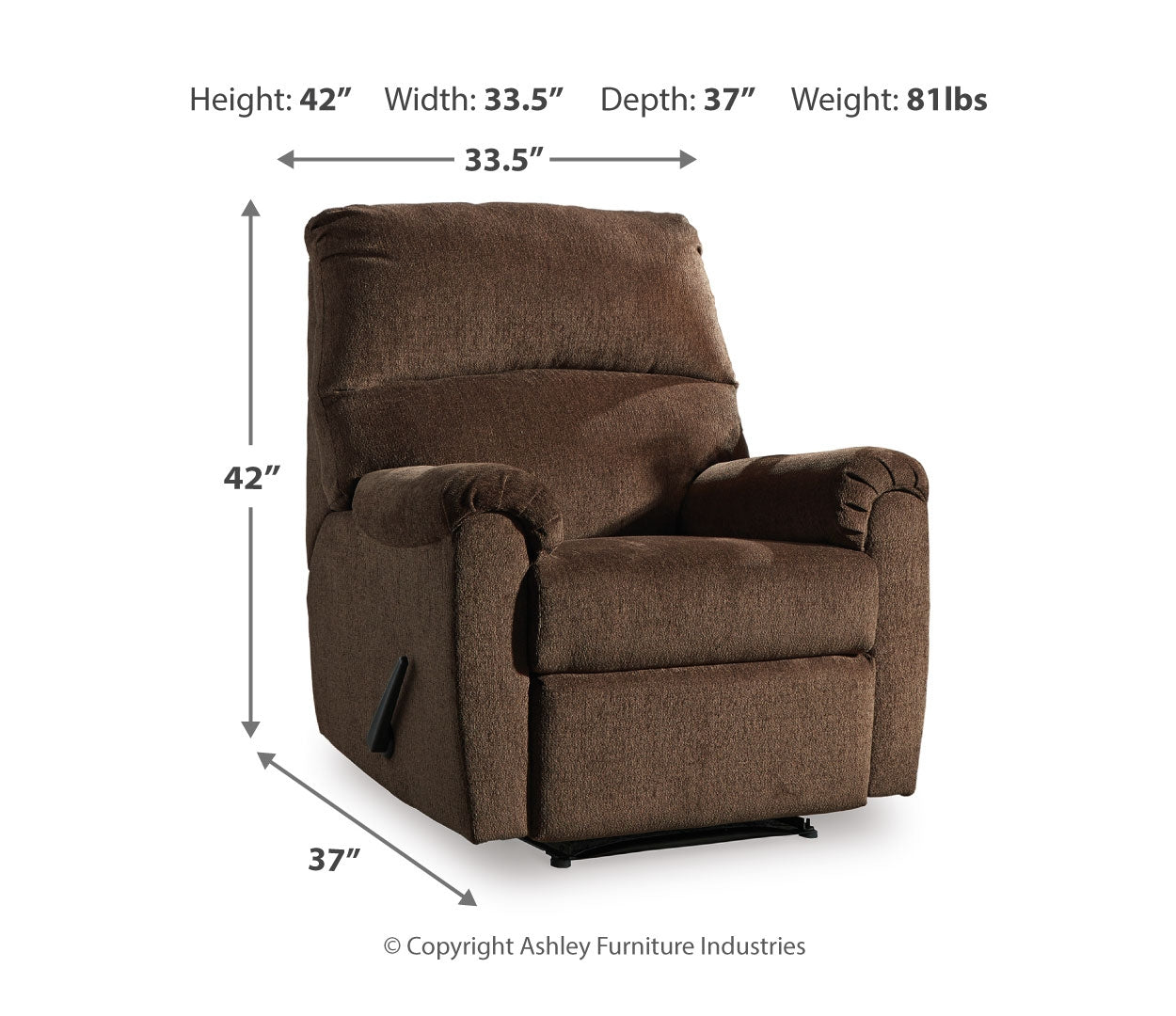 Nerviano Zero Wall Recliner