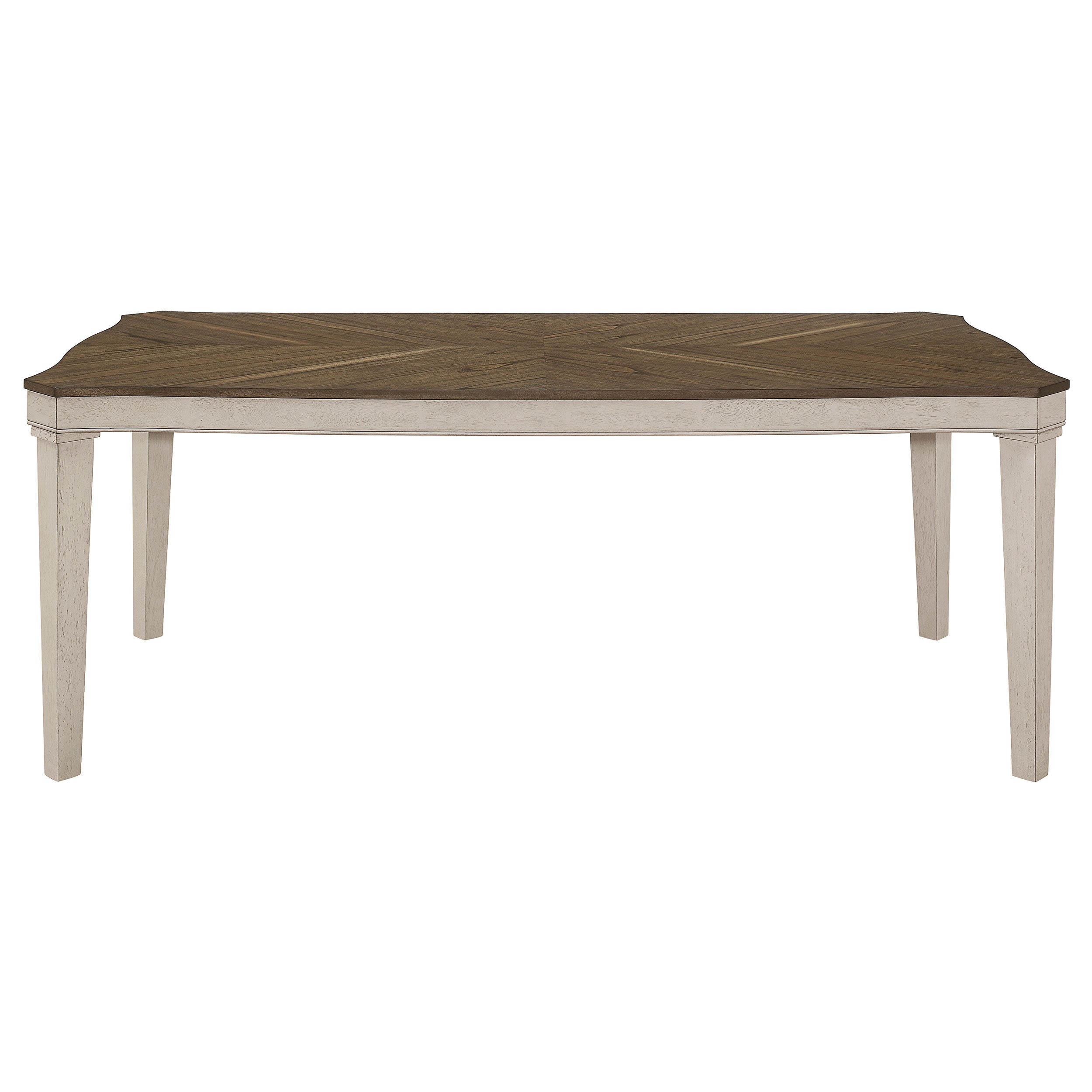 Ronnie  Starburst Dining Table Set Khaki and Rustic Cream