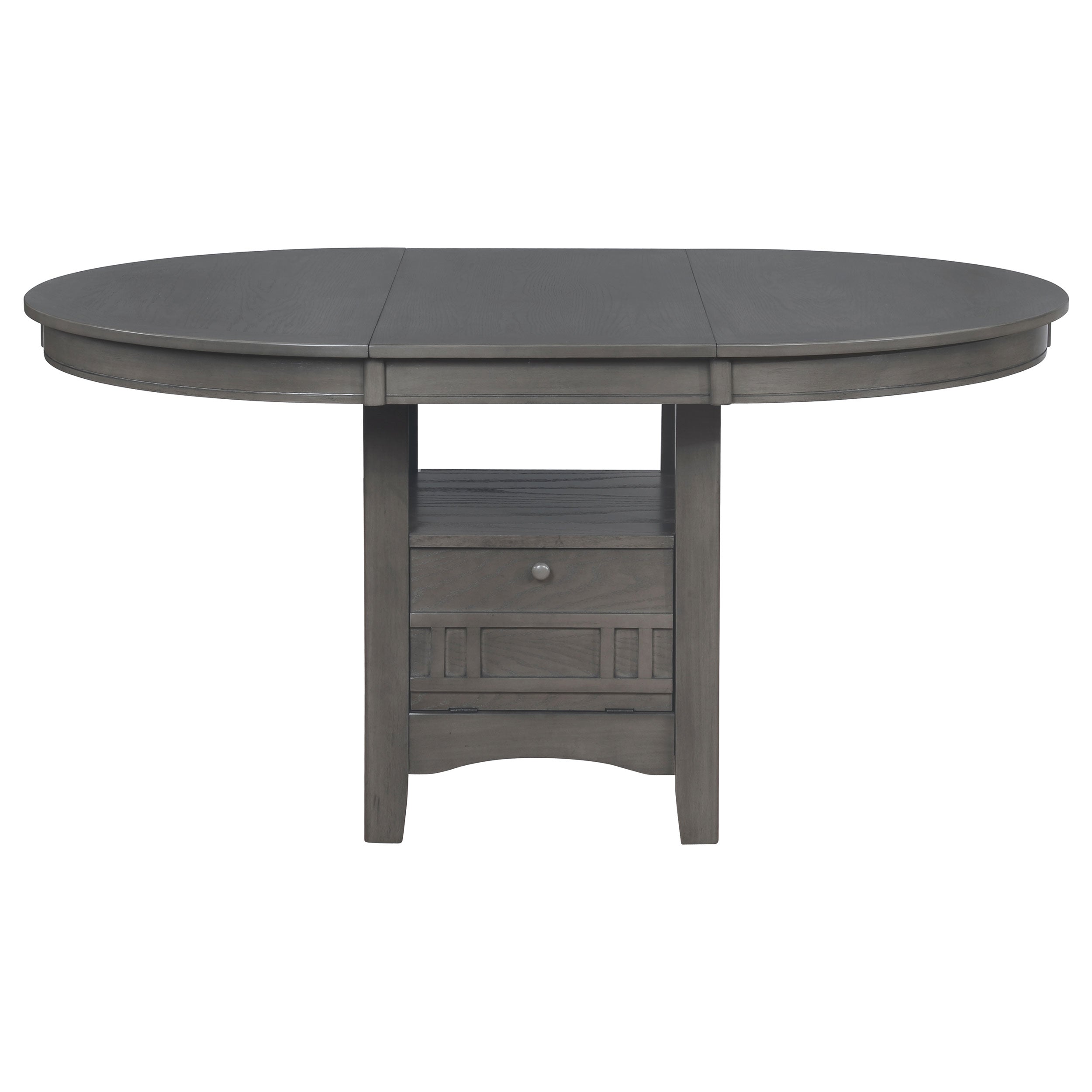 Lavon Dining Table with Storage Medium Grey