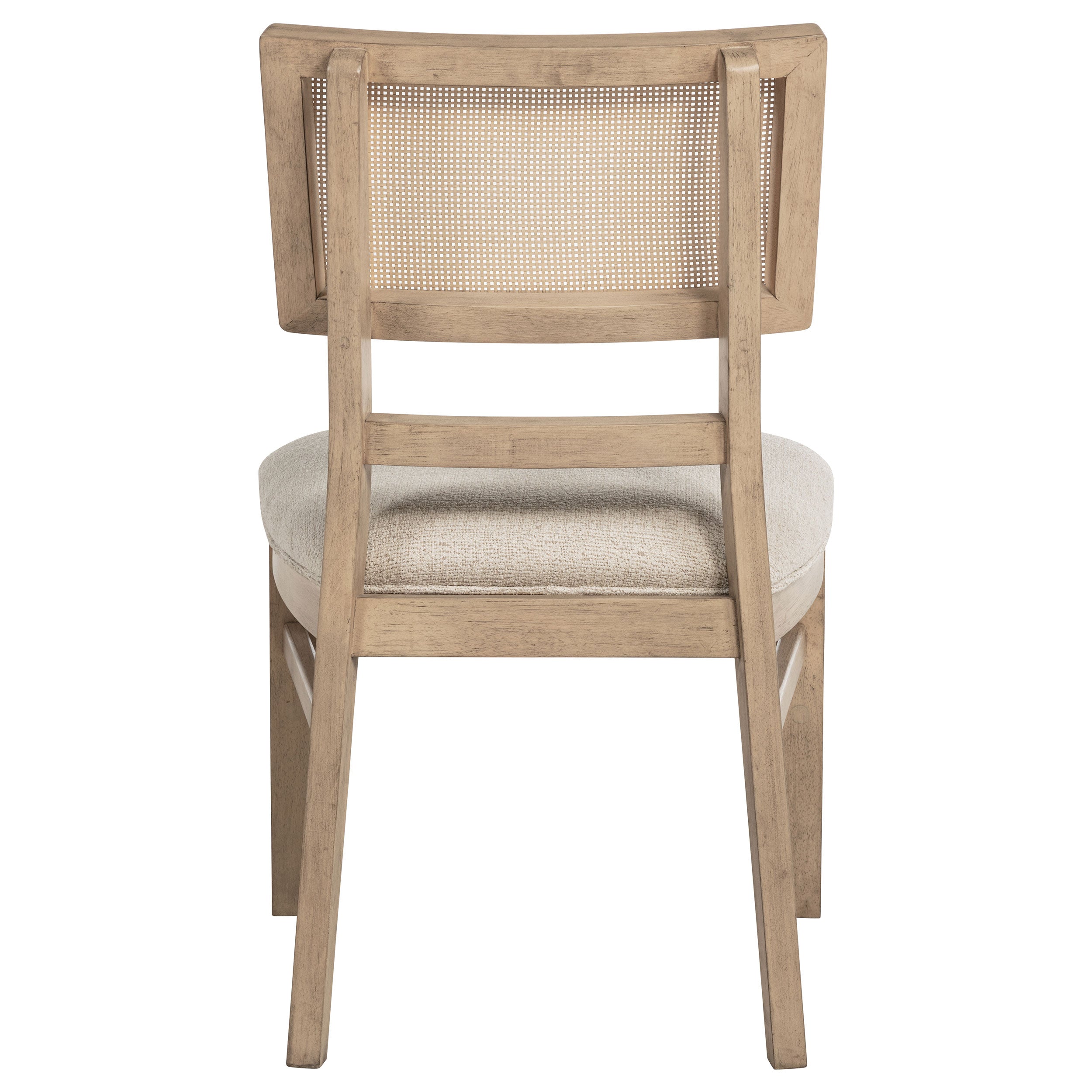 Kailani Radio Weave Cane Dining Side Chair Beige Oak