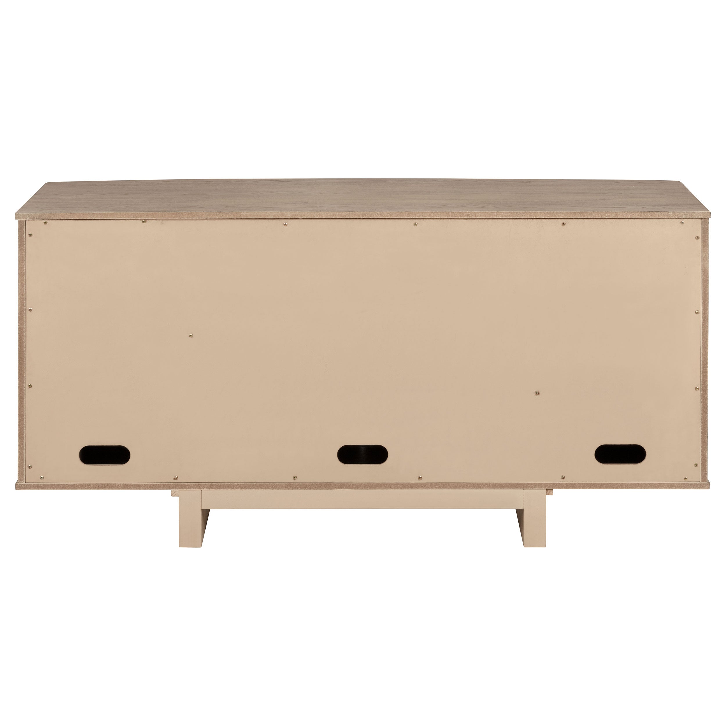 Kailani 4-door Cane Sideboard Buffet Cabinet Beige Oak