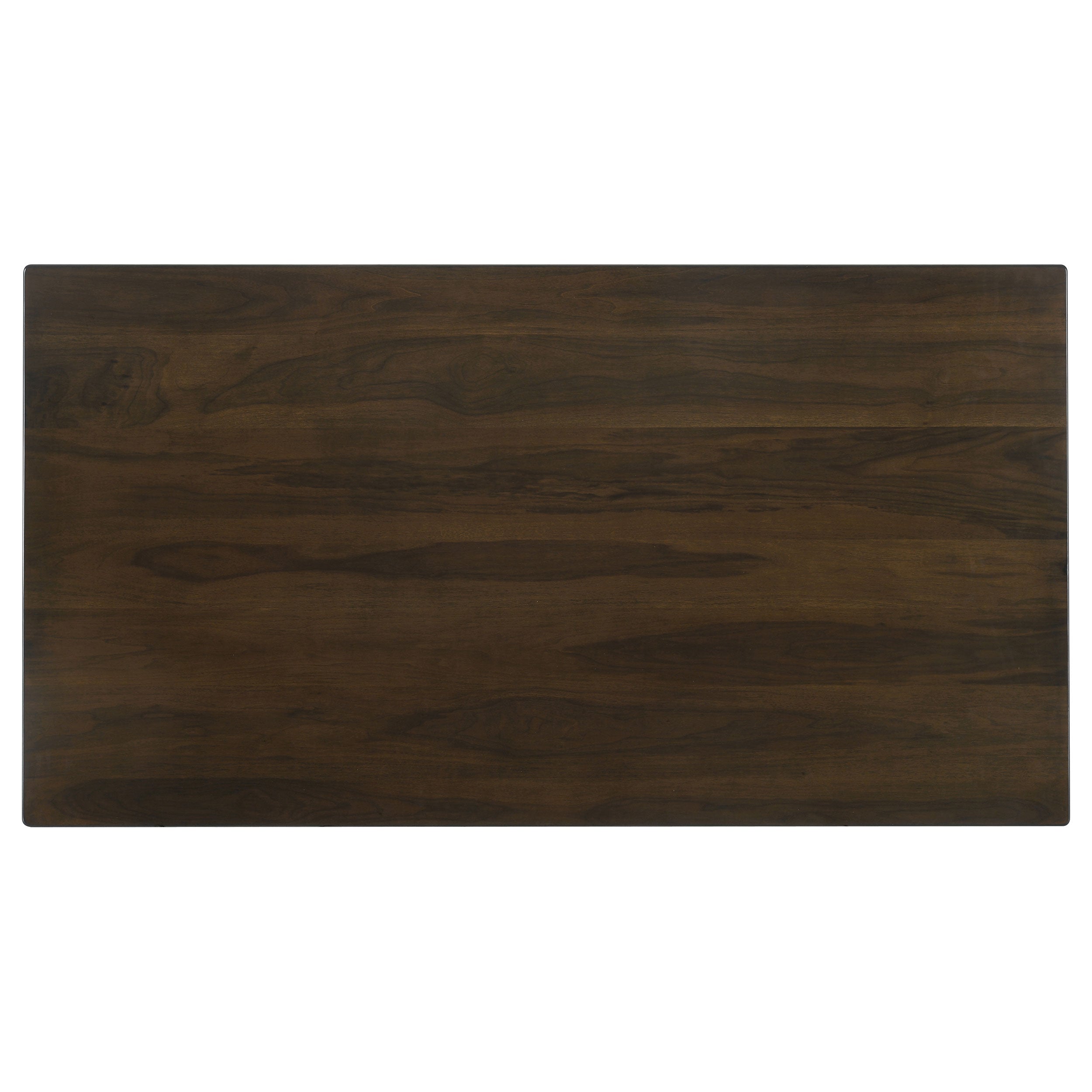 Wes Rectangular Dining Table Dark Walnut