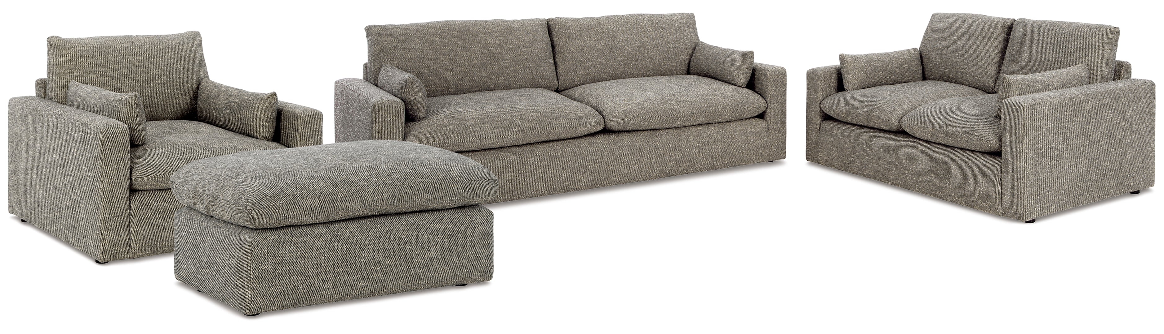 Dramatic Sofa, Loveseat, Chair and Ottoman