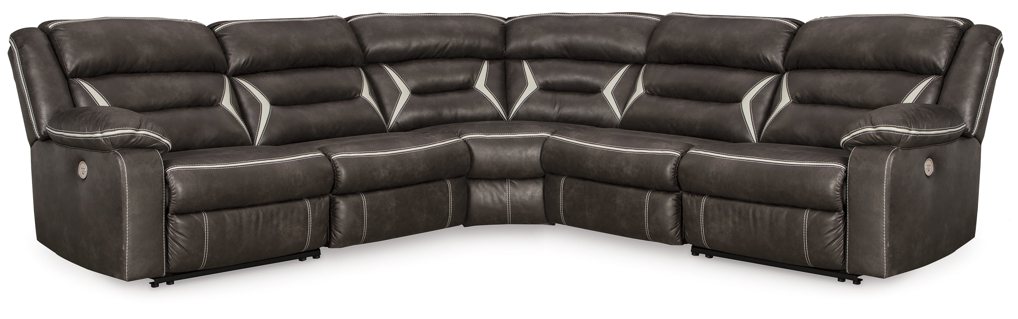 Kincord 5-Piece Power Reclining Sectional