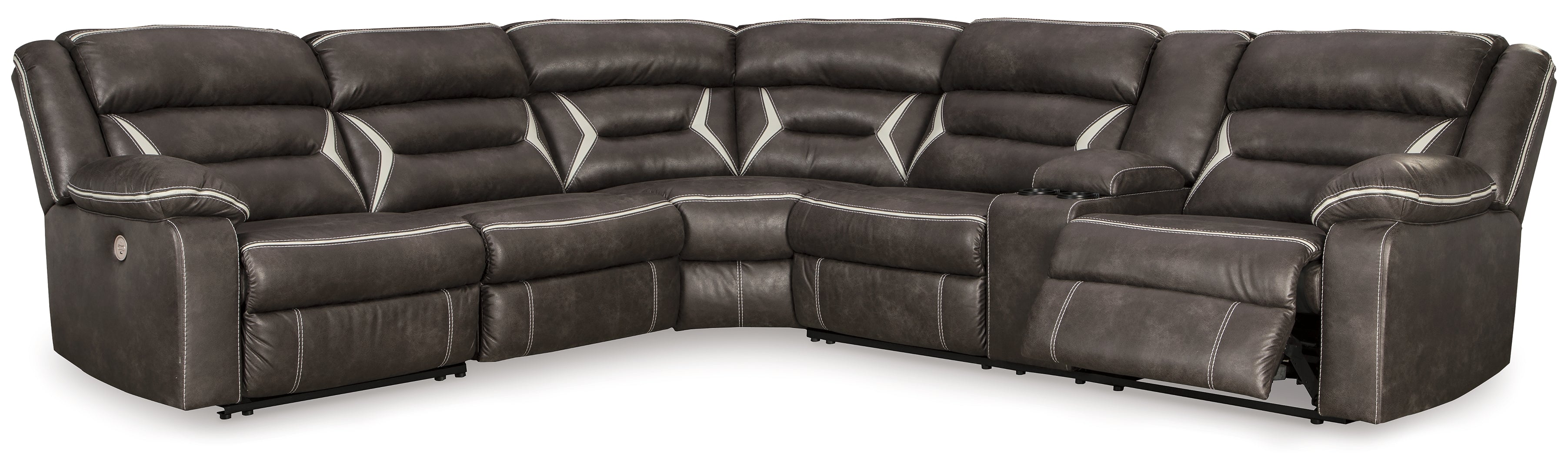 Kincord 2-Piece Sectional with Recliner