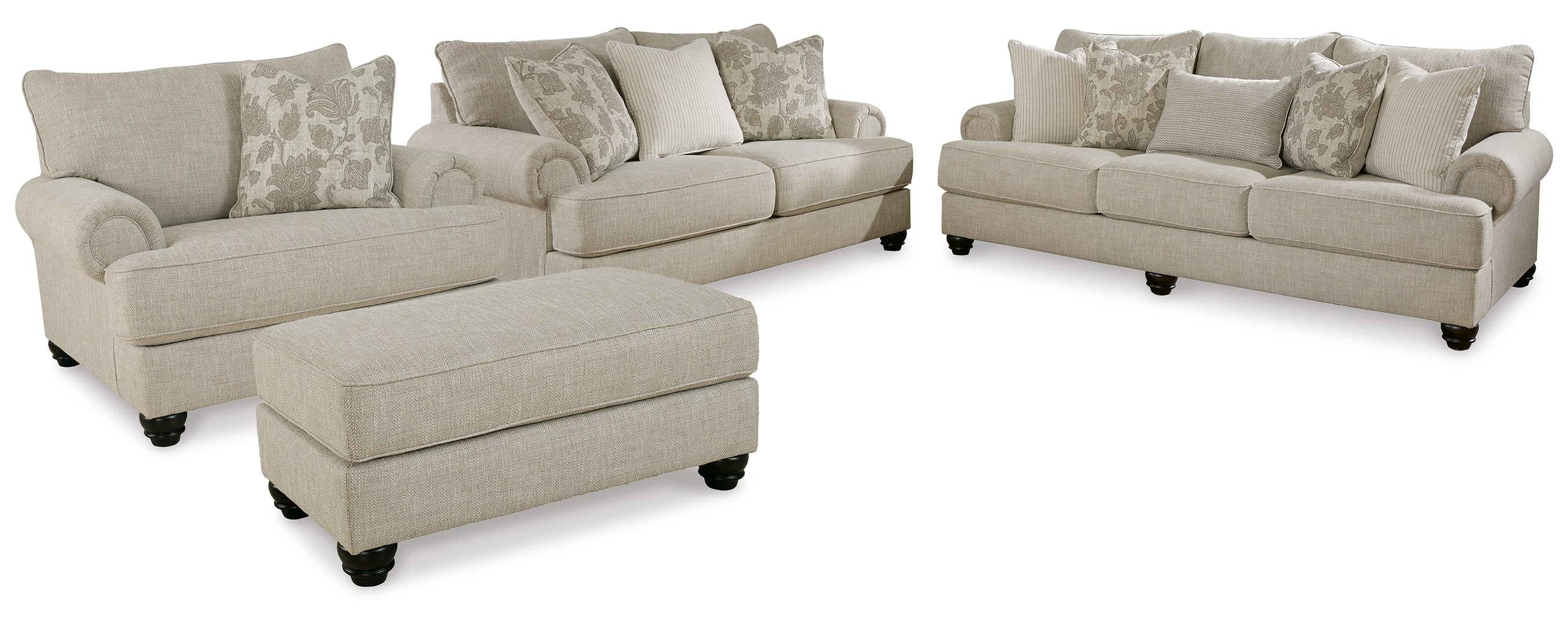 Asanti Sofa, Loveseat, Chair and Ottoman