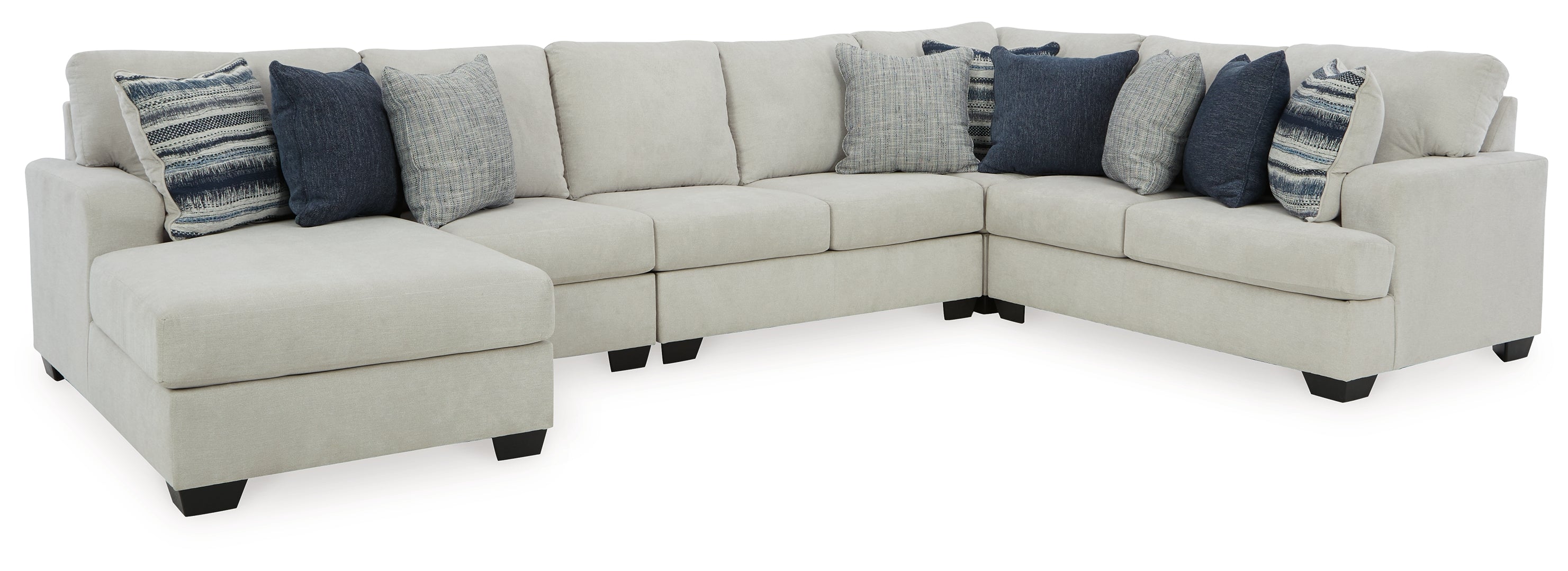 Lowder 5-Piece Sectional with Chaise