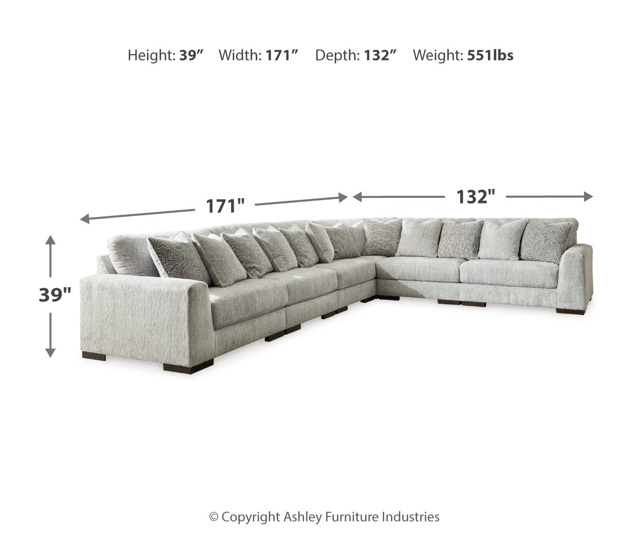 Regent Park 4-Piece Sectional