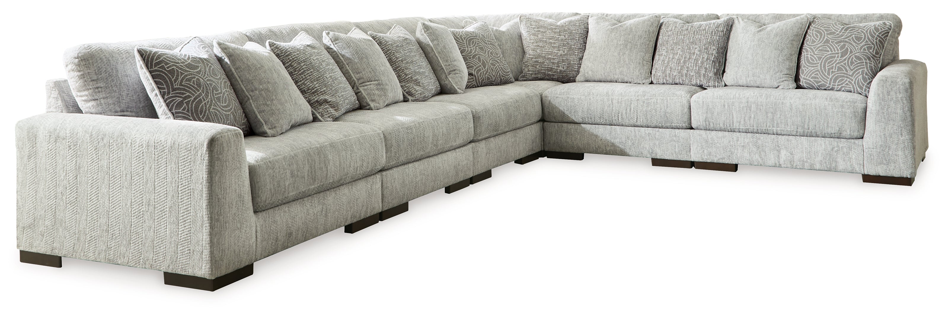 Regent Park 6-Piece Sectional with Ottoman