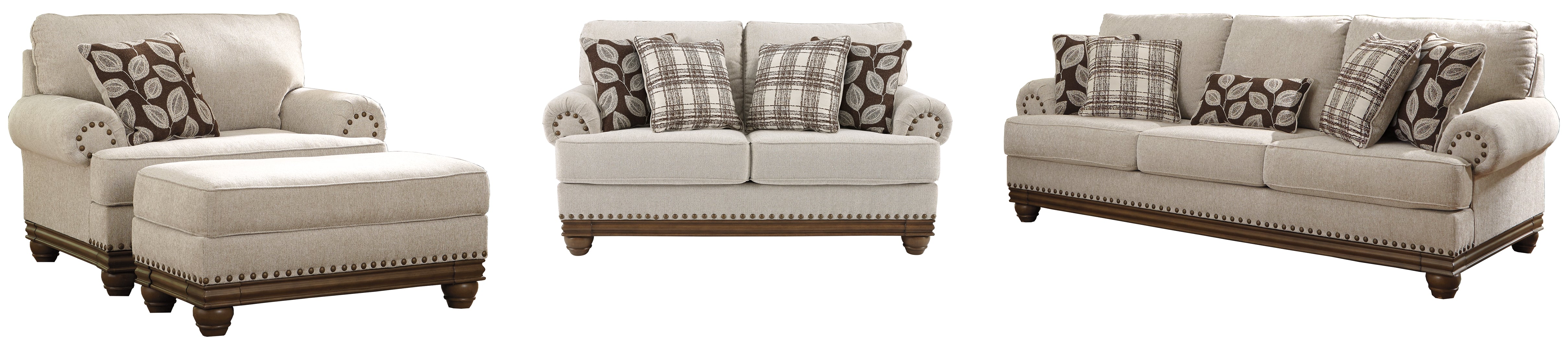 Harleson Sofa, Loveseat, Chair and Ottoman