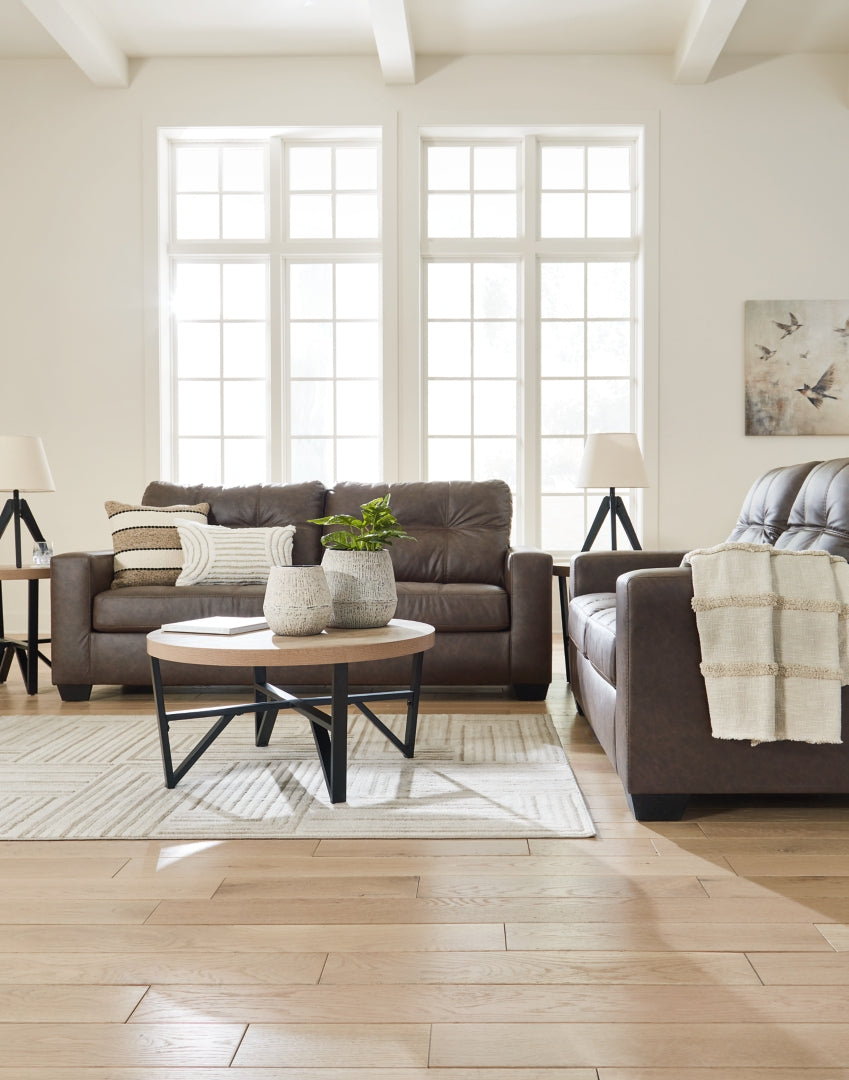 Barlin Mills Sofa, Loveseat and Recliner