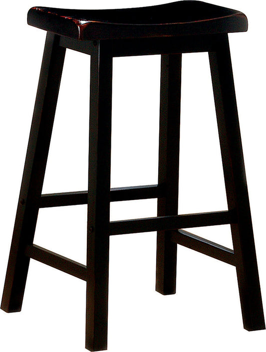 Coaster Durant Wooden Bar Stools Black (Set of 2) Standard