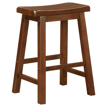 Coaster Durant Wooden Bar Stools Chestnut (Set of 2) Counter Height