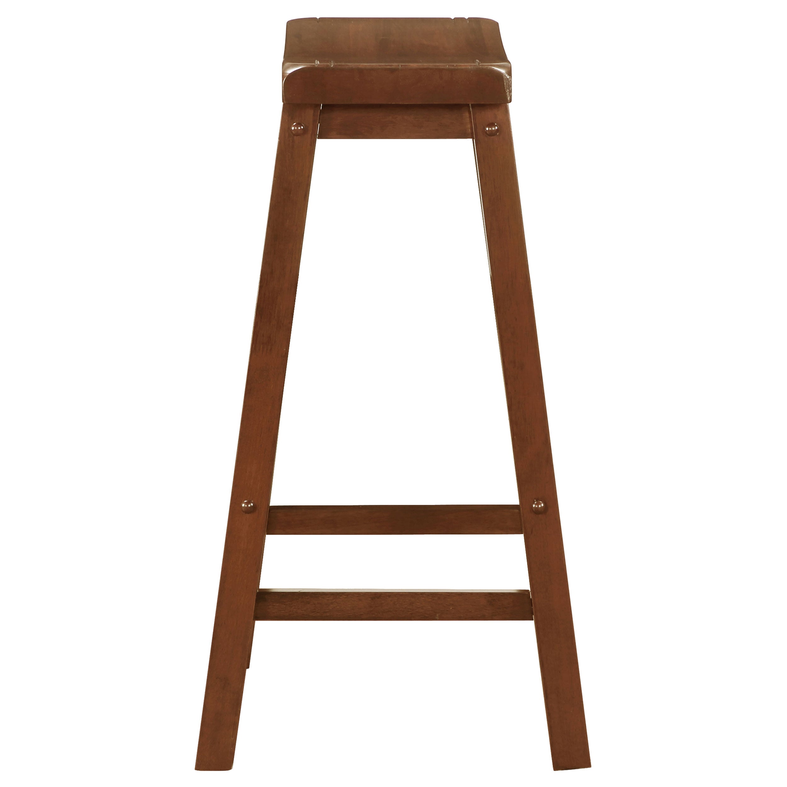 Durant Wooden Bar Stools Chestnut (Set of 2)