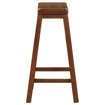 Coaster Durant Wooden Bar Stools Chestnut (Set of 2) Counter Height