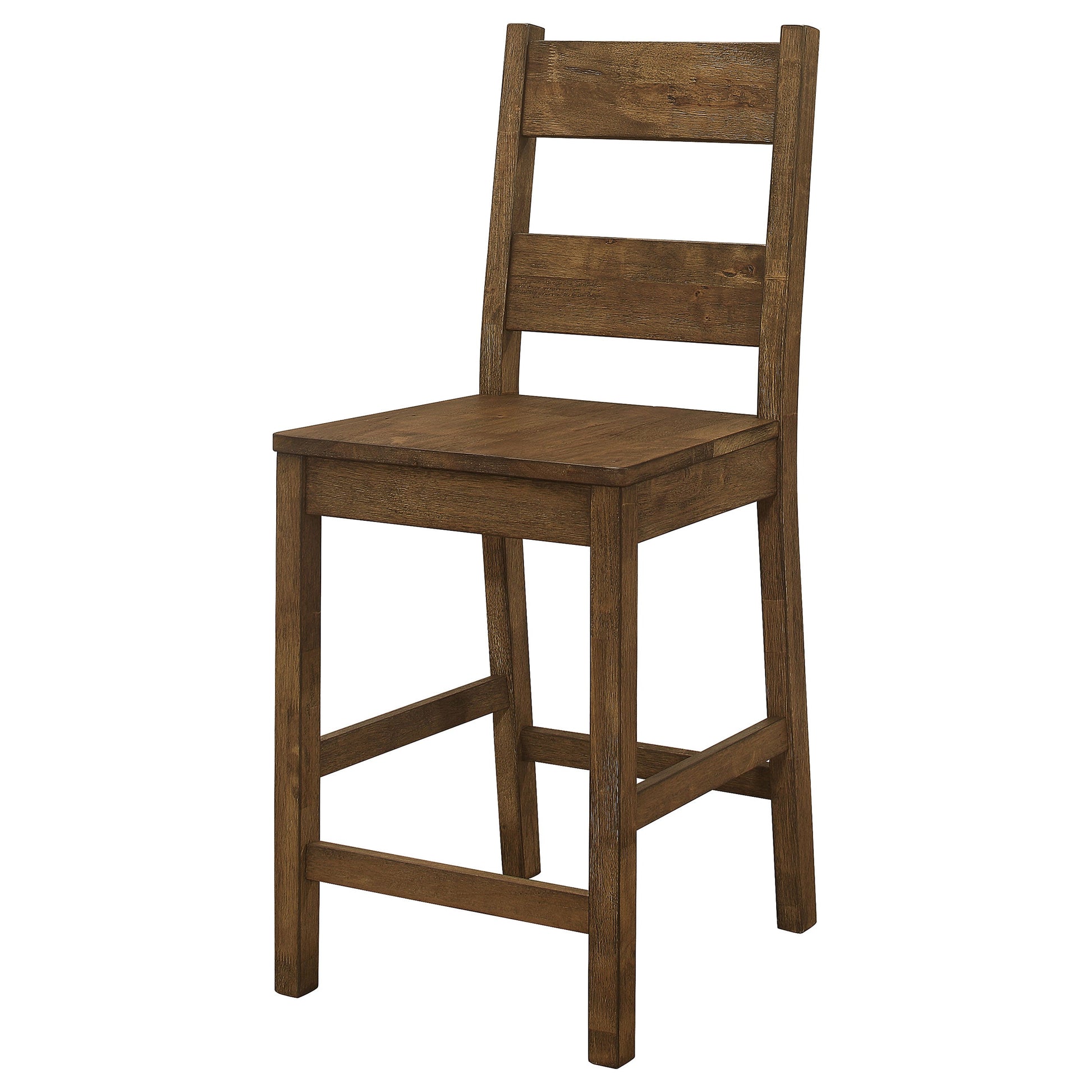 Coaster Coleman Counter Height Stools Rustic Golden Brown (Set of 2) Default Title