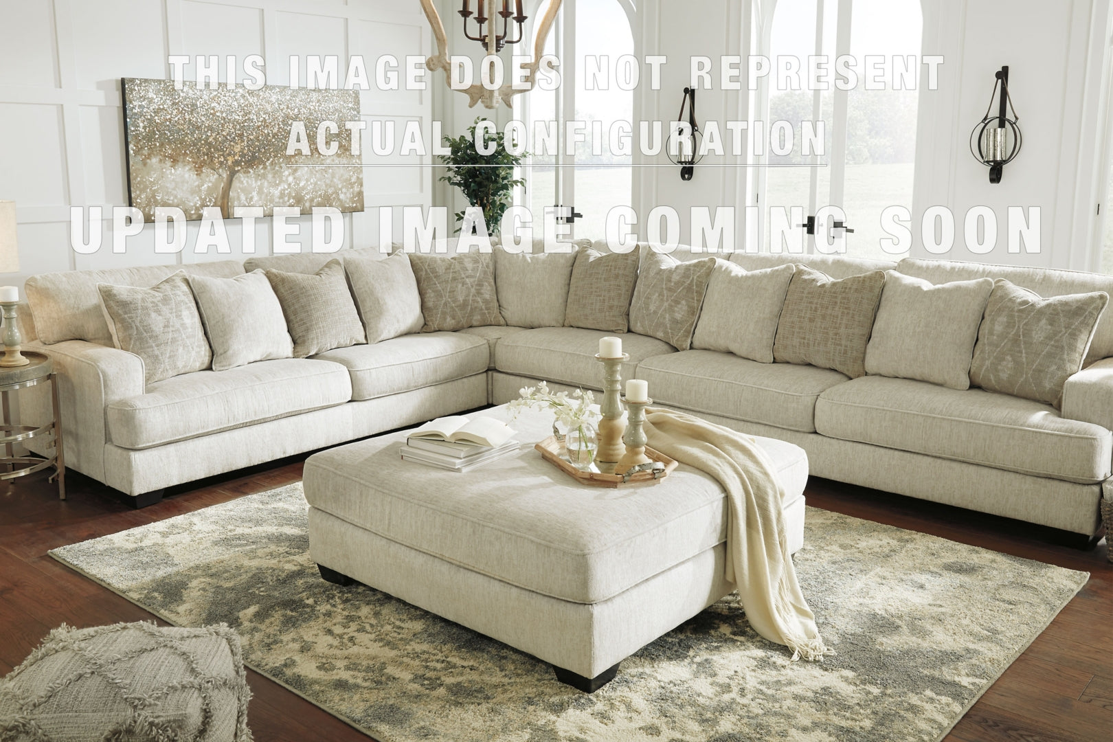 Rawcliffe 5-Piece Sectional with Ottoman