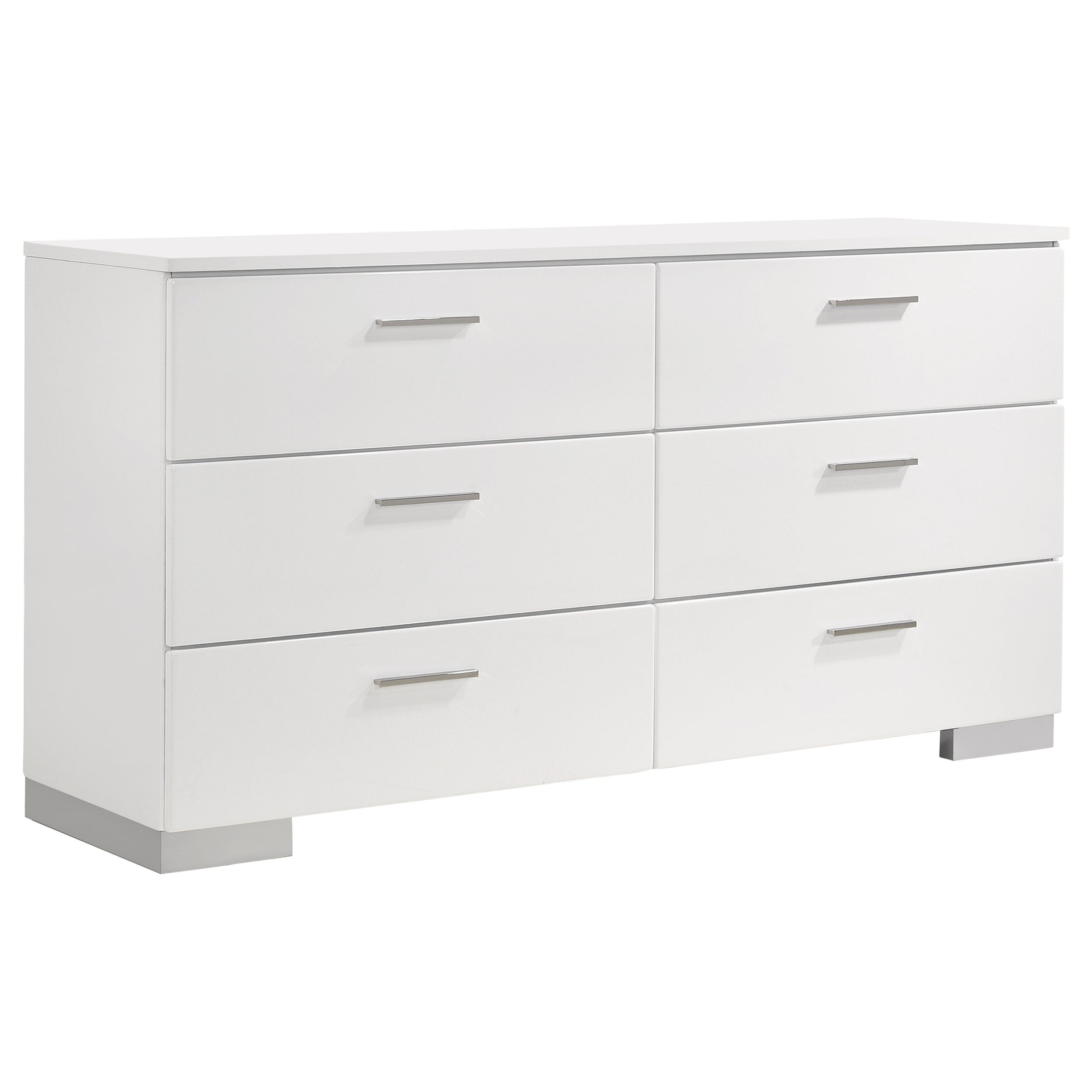 Felicity   Bedroom Set Glossy White