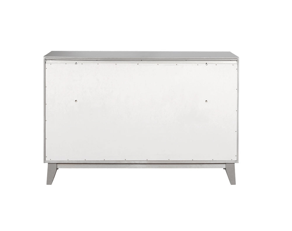 Leighton 7-drawer Dresser Metallic Mercury