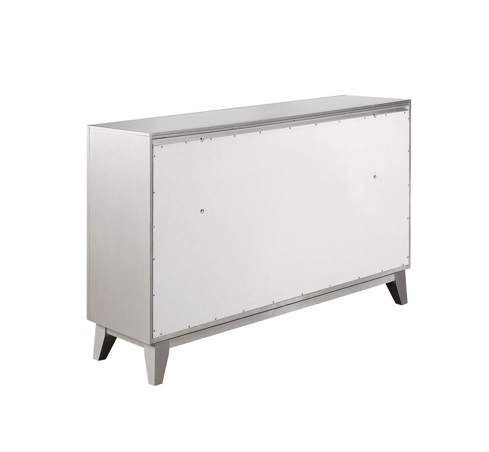 Leighton 7-drawer Dresser Metallic Mercury