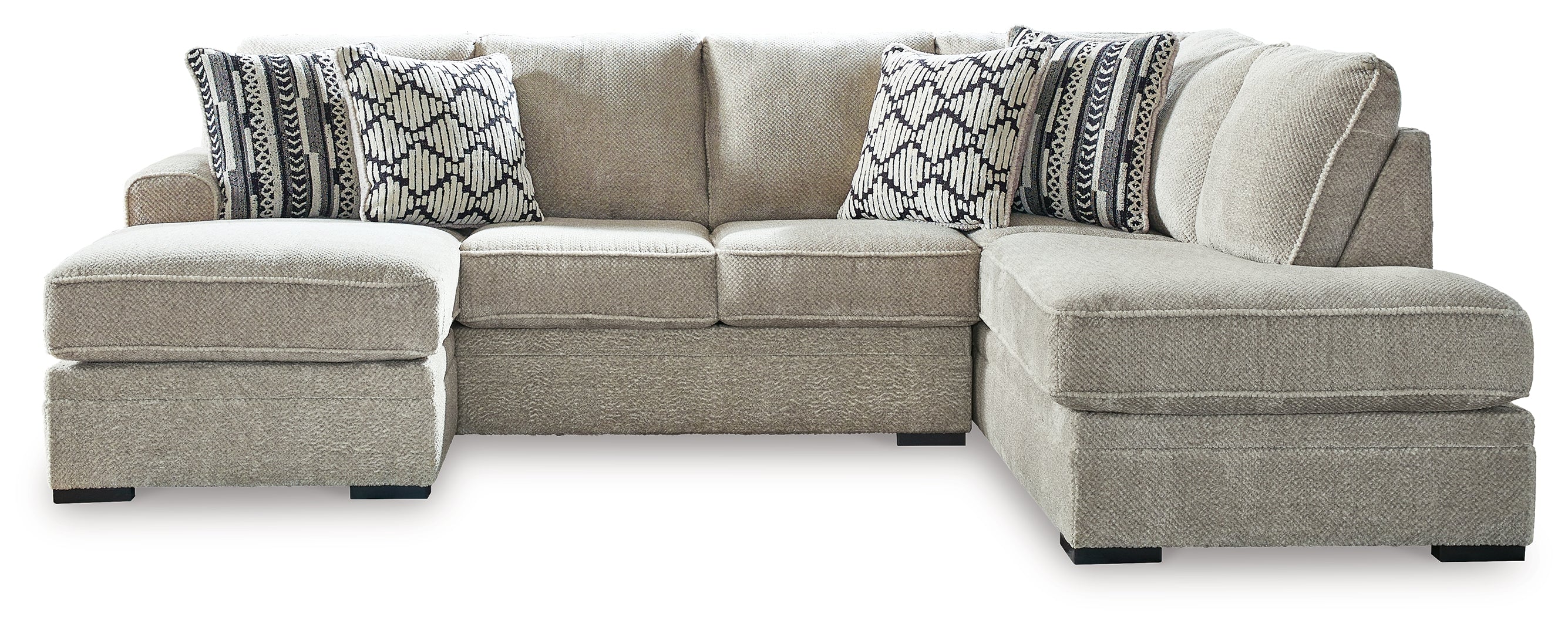 Calnita 2-Piece Sectional with Ottoman