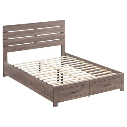 Brantford  Storage Bed Barrel Oak