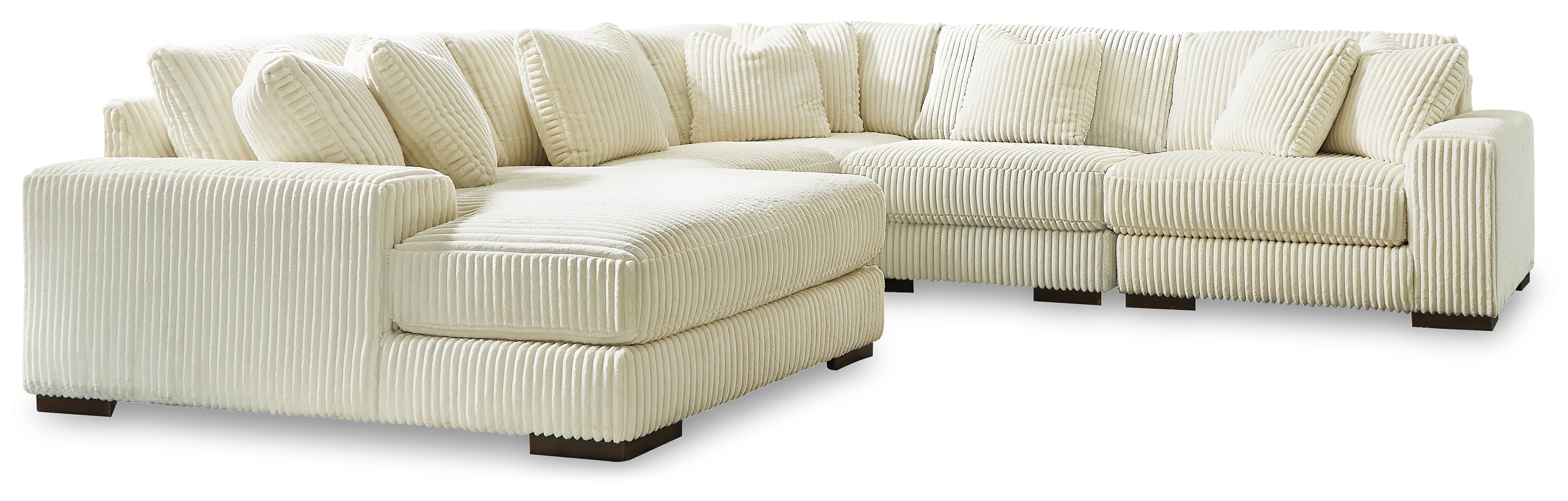 Lindyn 5-Piece Sectional with Ottoman