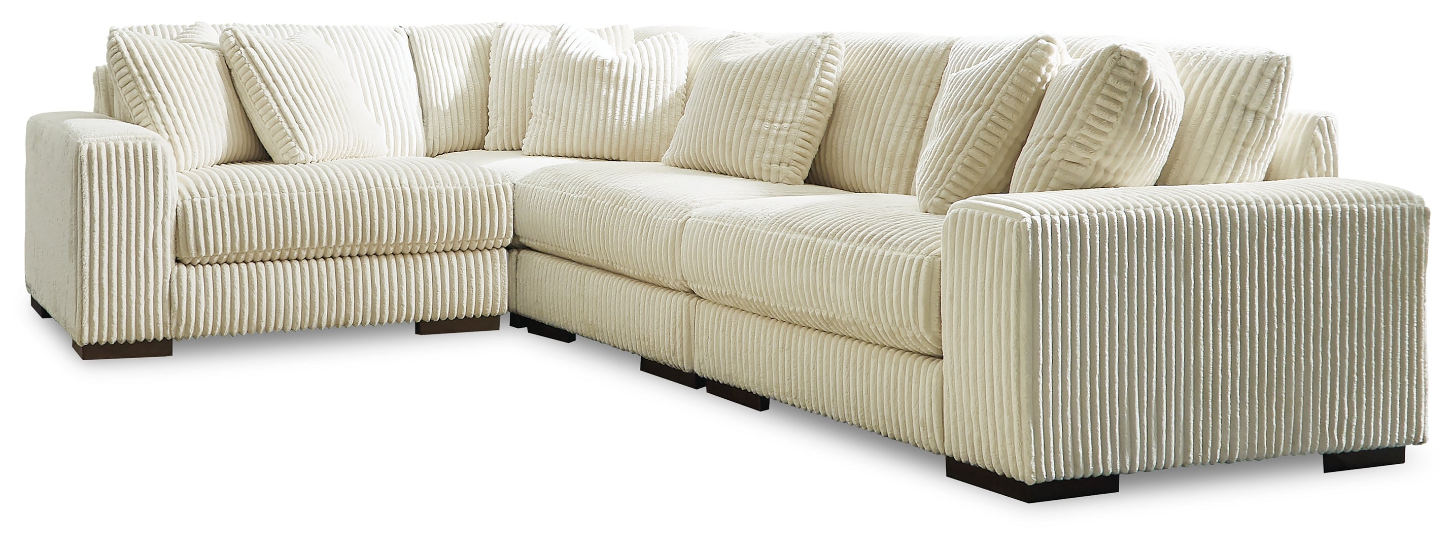 Lindyn 4-Piece Sectional with Ottoman