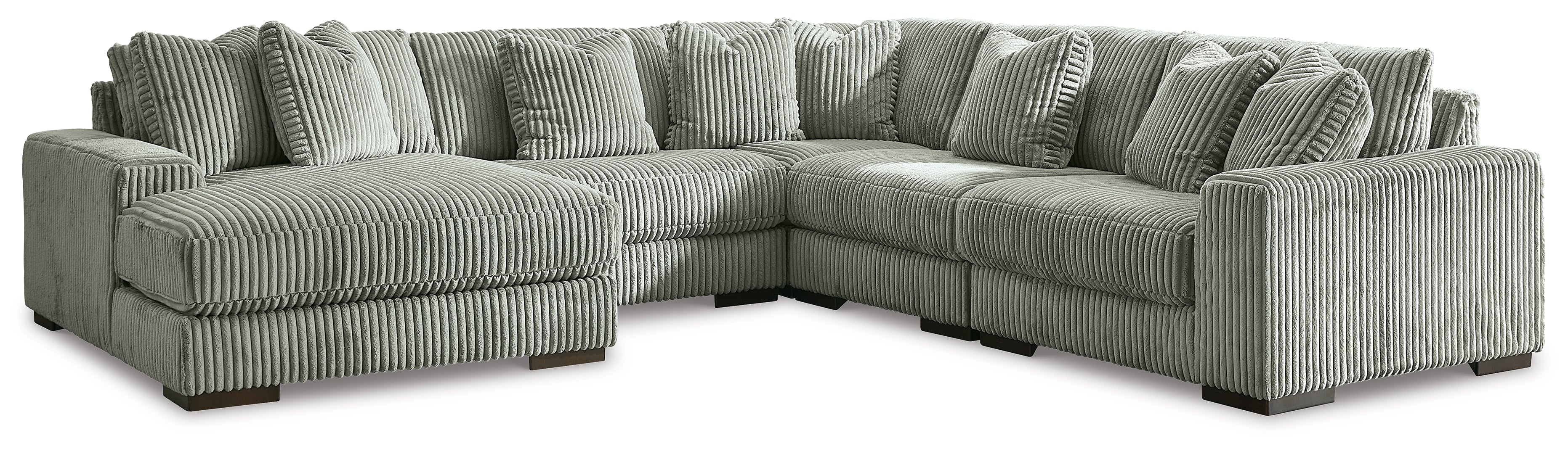 Lindyn 5-Piece Sectional with Ottoman