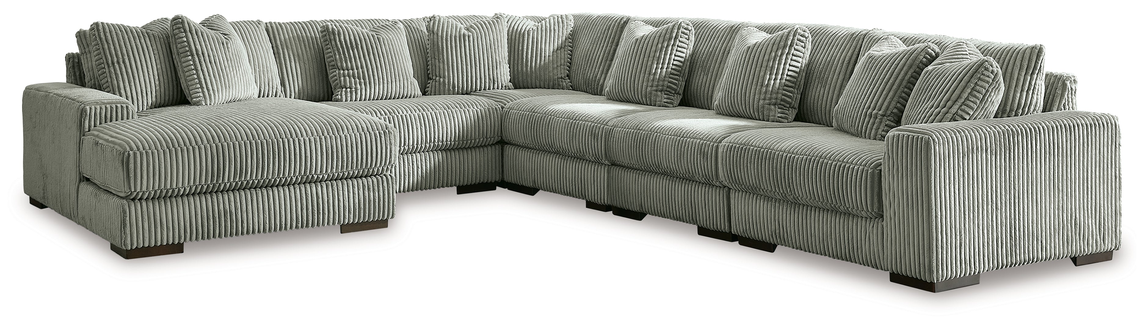 Lindyn 6-Piece Sectional with Ottoman