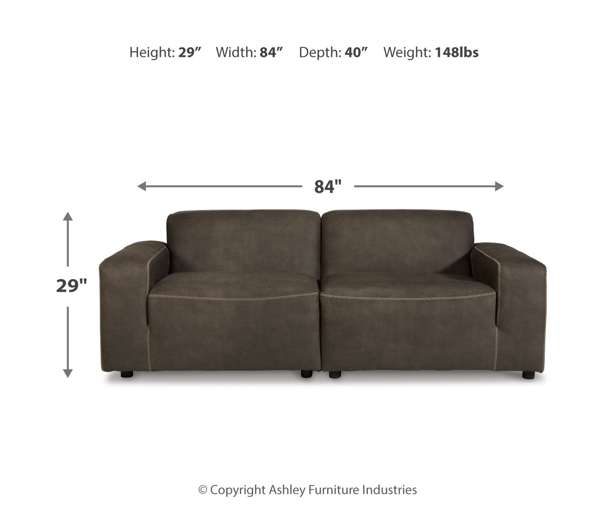 Allena Sofa and Loveseat