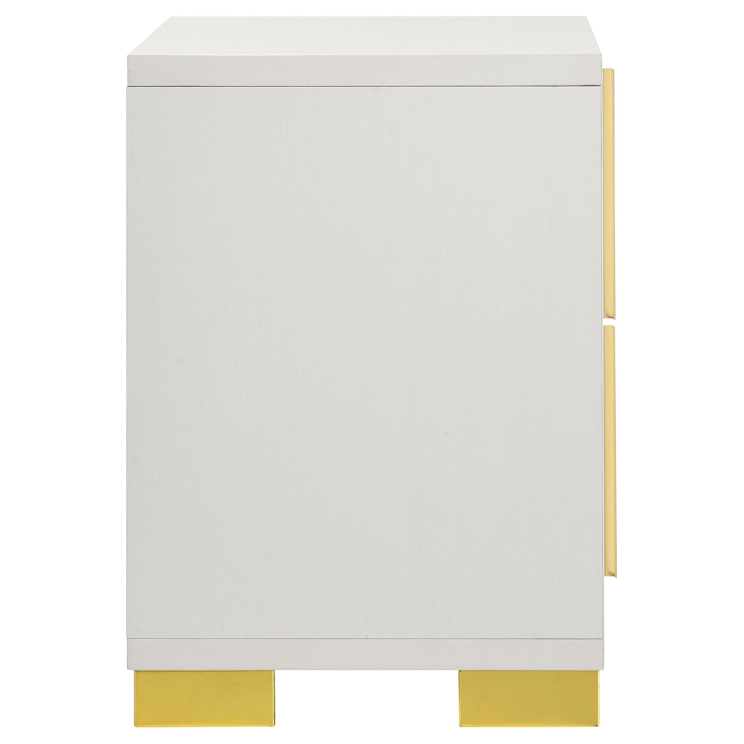 Marceline 2-drawer Nightstand White