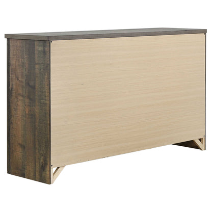 Frederick 6-drawer Dresser Weathered Oak