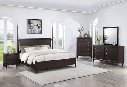 Emberlyn  Poster Bed Brown