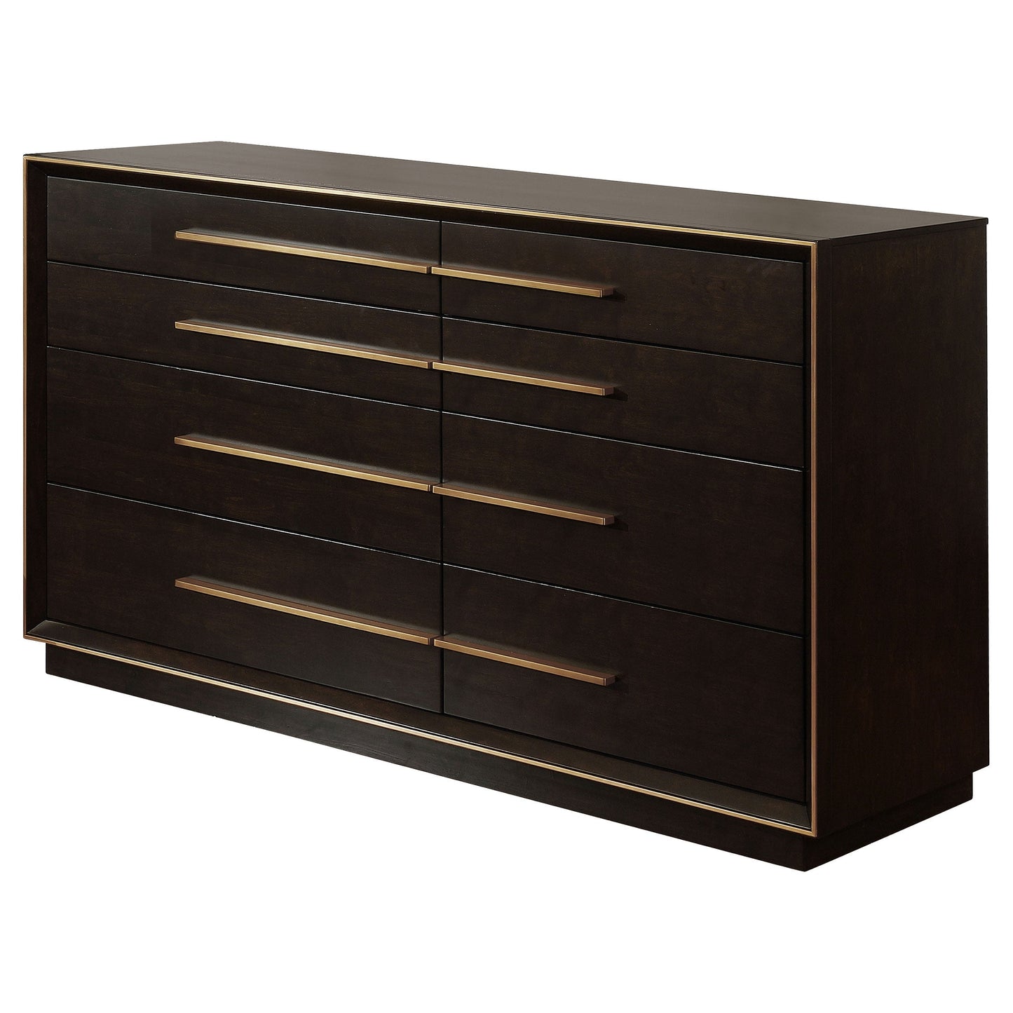 Durango 8-drawer Dresser with Mirror Smoked Peppercorn