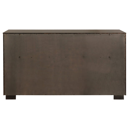 Durango 8-drawer Dresser with Mirror Smoked Peppercorn