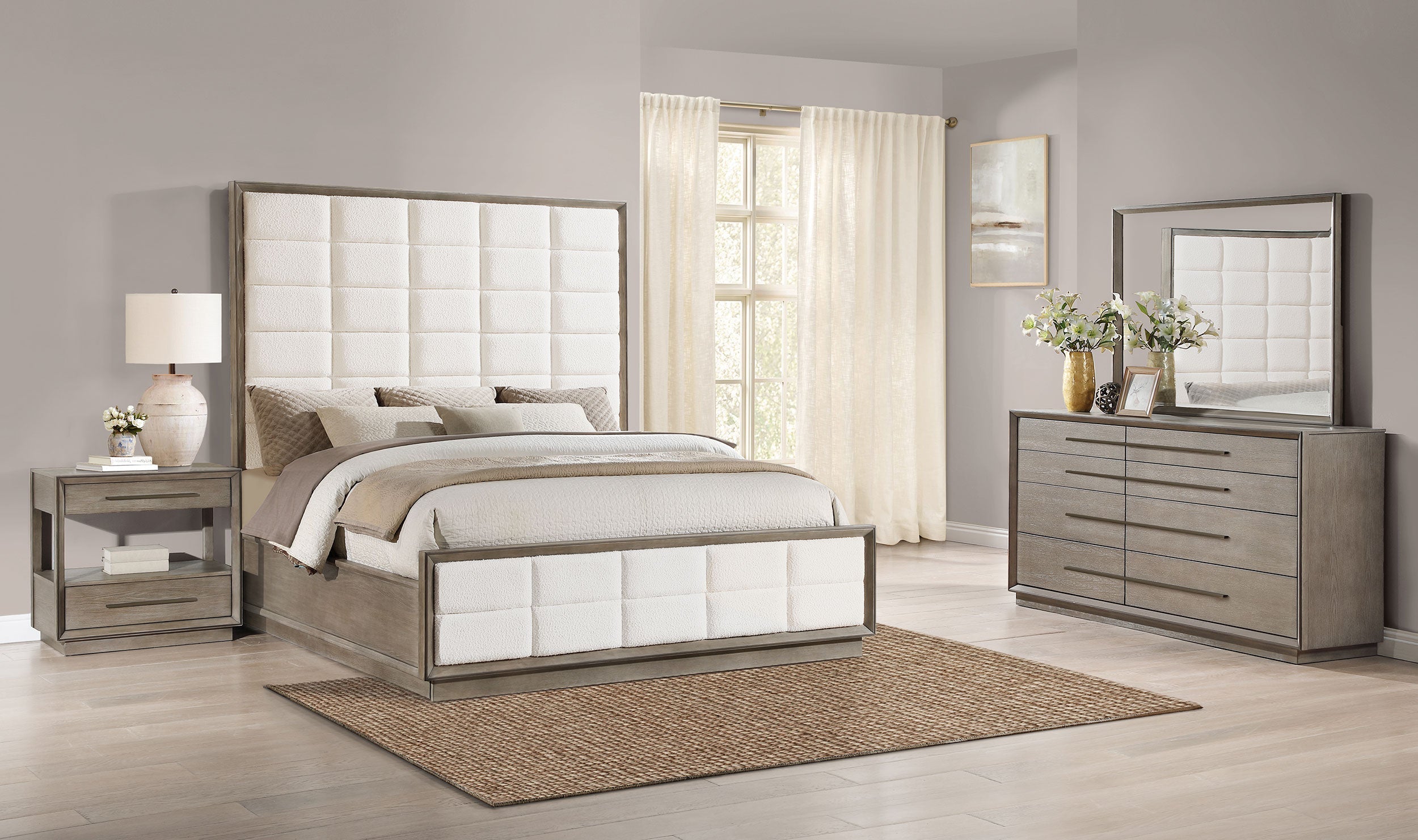 Durango   Bedroom Set Washed Oak