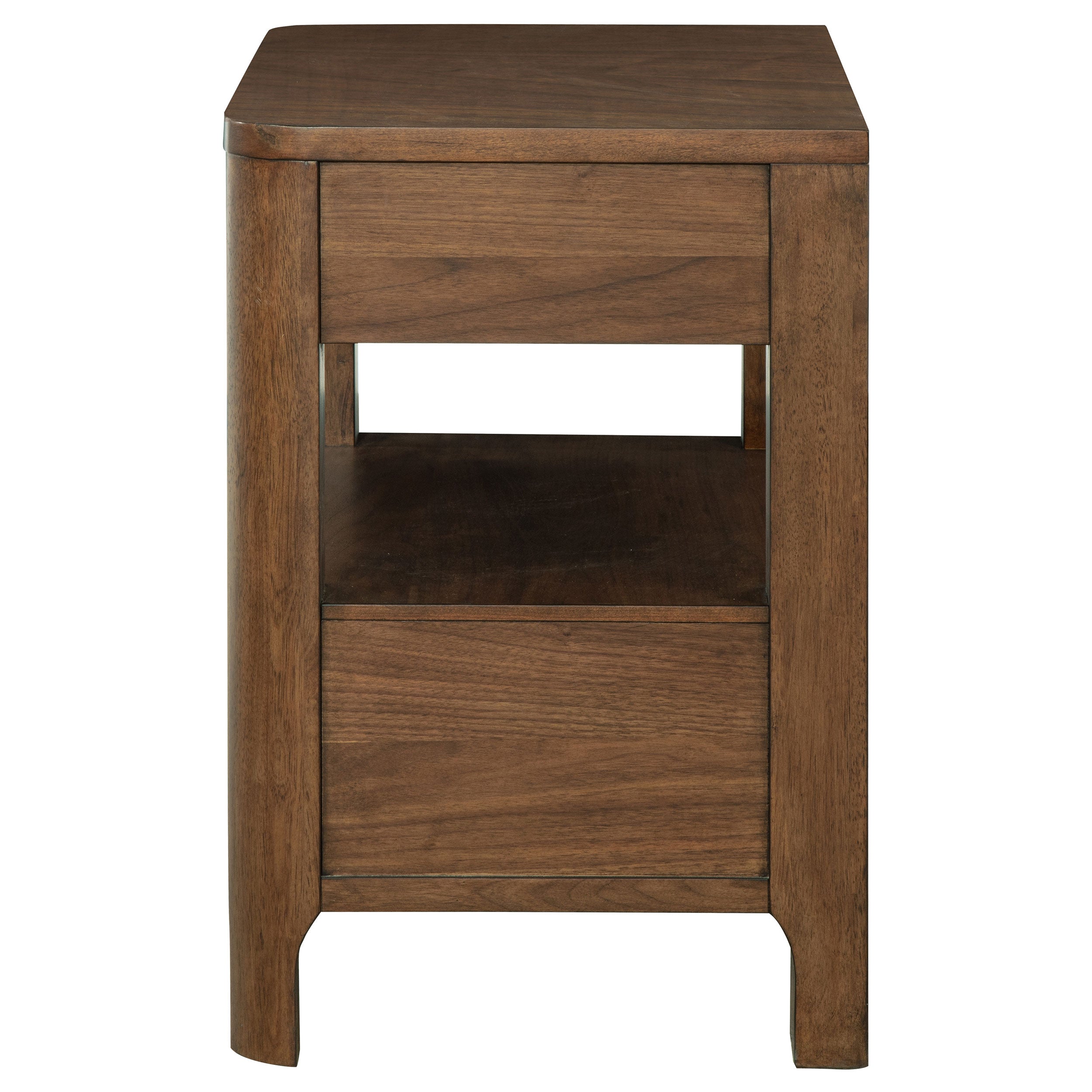 Maderia 2-drawer Nightstand Bedside Table Walnut