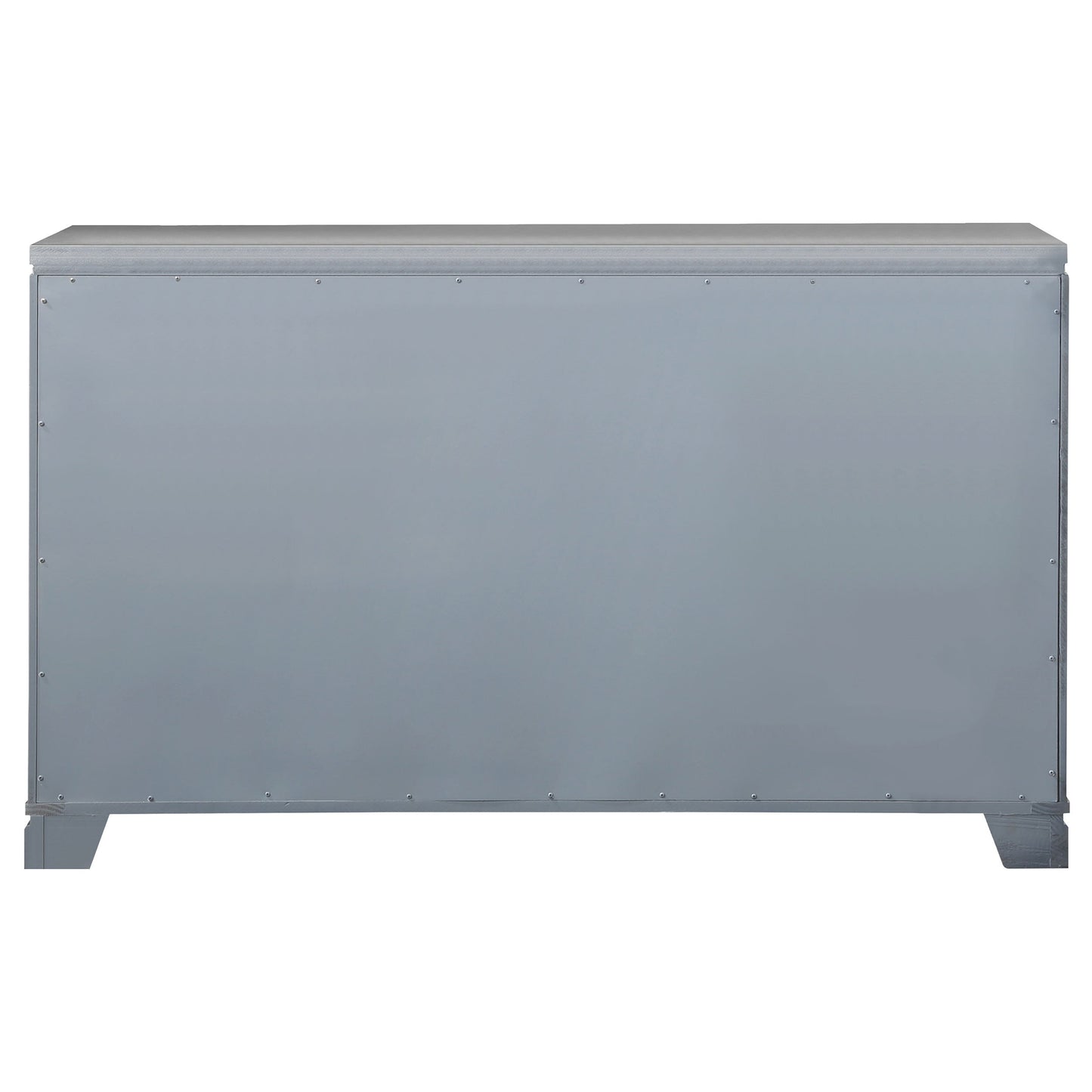 Eleanor Rectangular 6-drawer Dresser Metallic