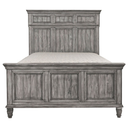 Avenue  Panel Bed Grey